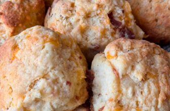 MAPLE BACON CHEDDAR BISCUITS – The Southern Woman Cooks