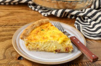 Bacon Cheddar Quiche – Barefeet within the Kitchen