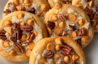 Crescent Roll Butterscotch Danishes-The Southern Girl Cooks