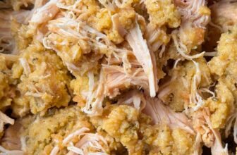 CHICKEN AND STUFFING – The Southern Woman Cooks