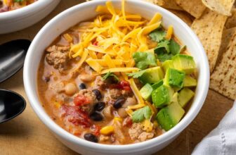 Creamy Taco Soup | Cookies & Cups